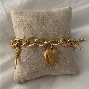 Stella & Dot gold charm bracelet